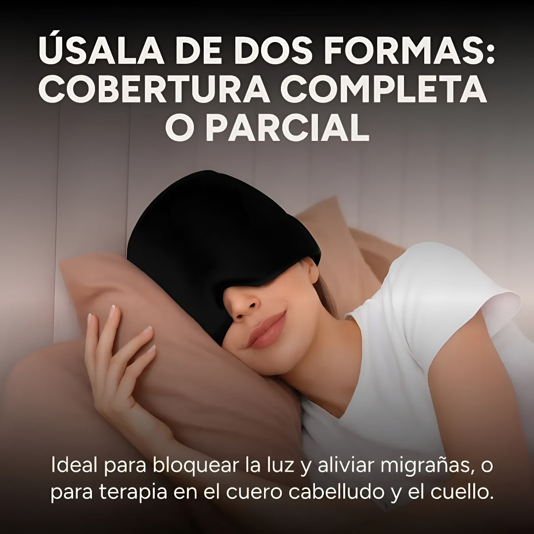 Gorra Para Aliviar Dolor de Cabeza – Negro