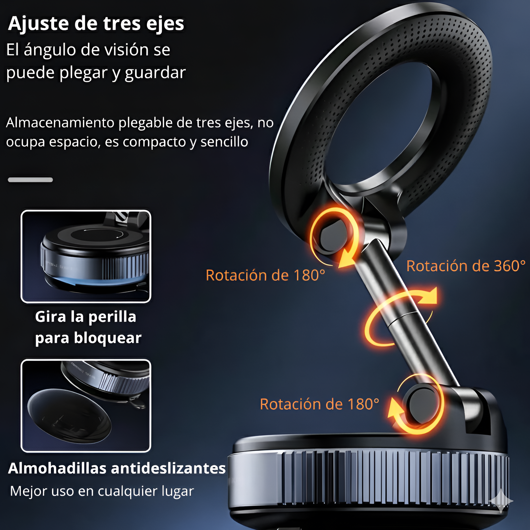 Soporte Magnético 360° para Celular